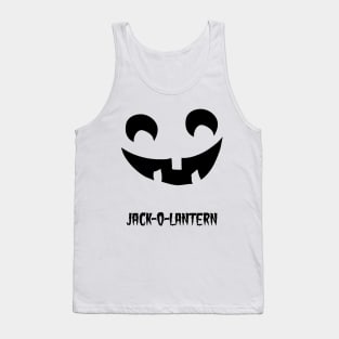 Jack-O-Lantern Halloween Face Tank Top